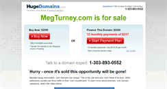 Desktop Screenshot of megturney.com